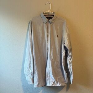 Ralph Lauren Classic Fit XXL Blue and white striped